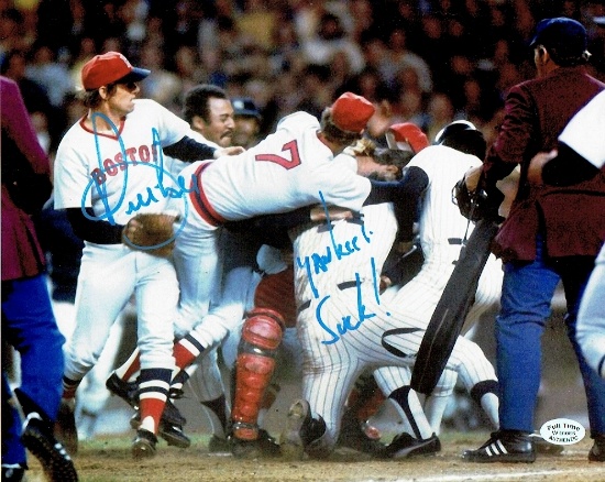 Bill Lee Boston Red Sox Autographed & Ins 8x10 Photo coa