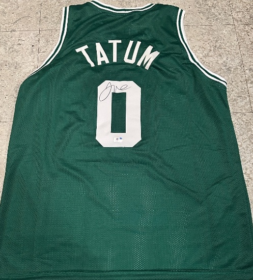 Jason Tatum Boston Celtics Autographed Custom Basketball Jersey coa