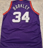 Charles Barkley Phoenix Suns Autographed Custom Basketball Jersey coa