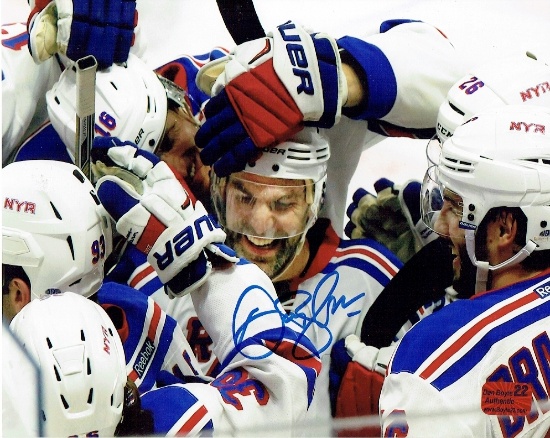 Dan Boyle New York Rangers Autographed 8x10 Photo Hologram *4