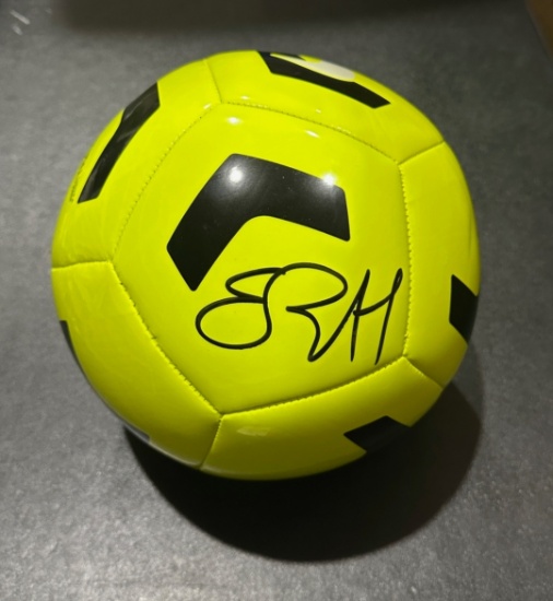 Erling Haaland Manchester City Autographed Nike Soccer Ball coa