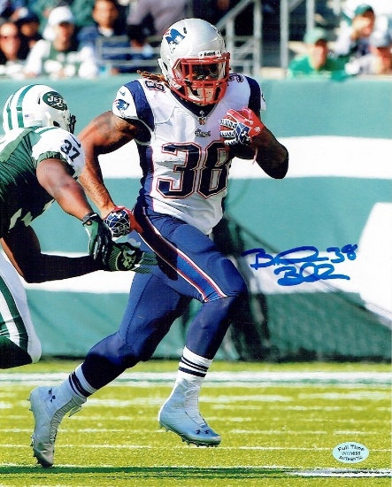 Brandon Bolden New England Patriots Autographed 8x10 Photo coa