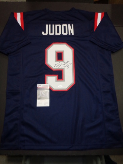 Matthew Judon New England Patriots Autographed Custom Football Jersey coa