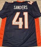 Drew Sanders Denver Broncos Autographed Custom Football Jersey Hologram