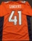 Drew Sanders Denver Broncos Autographed Custom Football Jersey Hologram