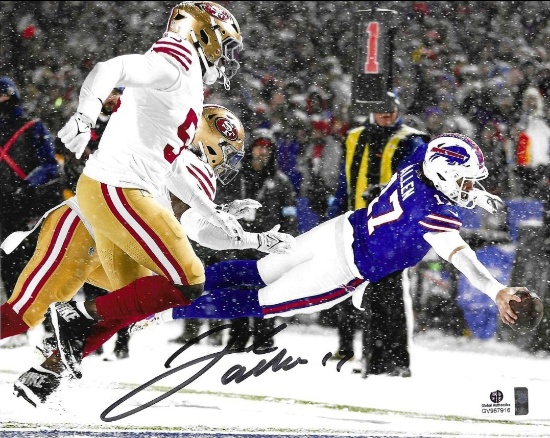 Josh Allen Buffalo Bills Autographed 8x10 Photo coa