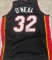 Shaquille O'Neal Miami Heat Autographed Custom Basketball Jersey coa