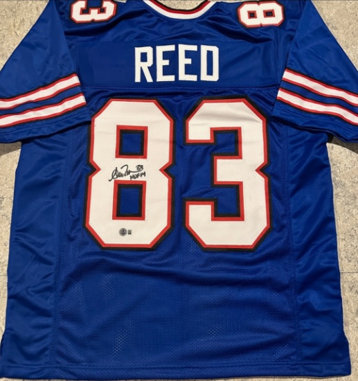Andre Reed Buffalo Bills Autographed Custom Football Jersey Hologram