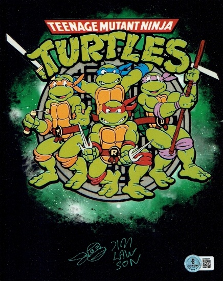 Jim Lawson TMNT Artist Autographed 8x10 Photo Hologram