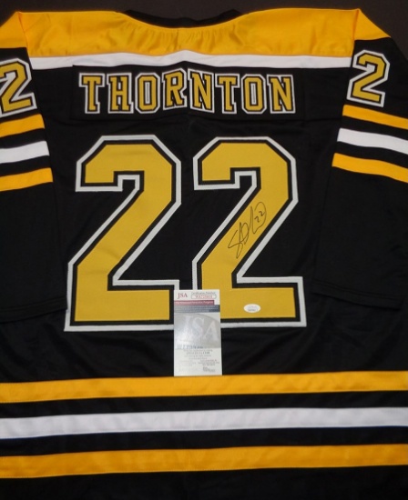 Shawn Thornton Boston Bruins Autographed Custom Hockey Jersey coa