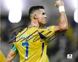 Cristiano Ronaldo Al Nassr FC Autographed 8x10 Photo coa
