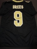 Drew Brees New Orleans Saints Autographed Custom Football Jersey coa