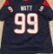 J.J. Watt Houston Texans Autographed Custom Football Jersey coa