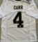 Derek Carr New Orleans Saints Autographed Custom Football Jersey coa