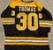 Tim Thomas Boston Bruins Autographed Custom Hockey Jersey coa
