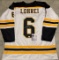 Mason Lohrei Boston Bruins Autographed Custom Hockey Jersey coa