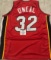 Shaquille O'Neal Miami Heat Autographed Custom Basketball Jersey coa