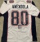 Danny Amendola New England Patriots Autographed & Insc Custom Football Jersey coa