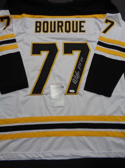 Ray Bourque Boston Bruins Autographed & Insc Custom Hockey Jersey Hologram