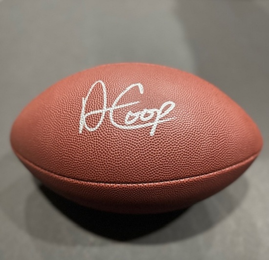 Amari Cooper Buffalo Bills Autographed Wilson Football coa