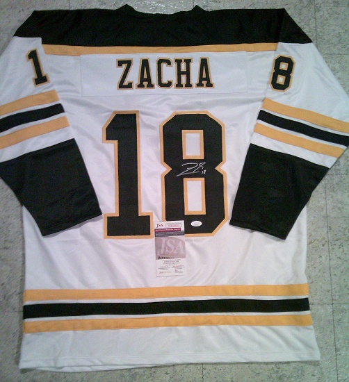 Pavel Zacha Boston Bruins Autographed  Custom Hockey Jersey coa