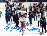 Glenn Anderson New York Rangers Autographed & Insc 8x10 Photo Hologram
