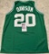 J.D. Davison Boston Celtics Autographed Custom Basketball Jersey coa