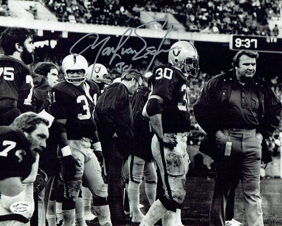 Mark Van Eeghan Oakland Raiders Autographed 8x10 Photo Hologram