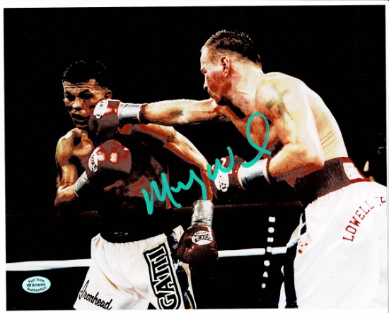 Micky Ward Former Boxing Champ Autographed 8x10 Photo coa