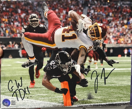 J.D. McKissic Washington Redskins Autographed 8x10 Photo Hologram