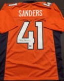 Drew Sanders Denver Broncos Autographed Custom Football Jersey Hologram