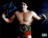 Tito Santana WWF Wrestler Autographed 8x10 Photo Hologram