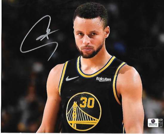 Stephen Curry Golden State Warriors Autographed 8x10 Photo coa