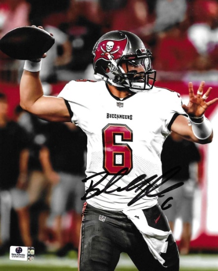 Baker Mayfield Tampa Bay Buccaneers Autographed 8x10 Photo coa