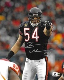 Brian Urlacher Chicago Bears Autographed 8x10 Photo coa