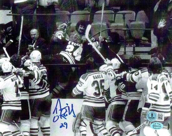 Terry O'Reilly Boston Bruins Autographed 8x10 Photo Hologram
