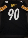 T.J. Watt Pittsburgh Steelers Autographed Custom Football Jersey coa