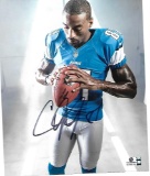 Calvin Johnson Detroit Lions Autographed 8x10 Photo coa