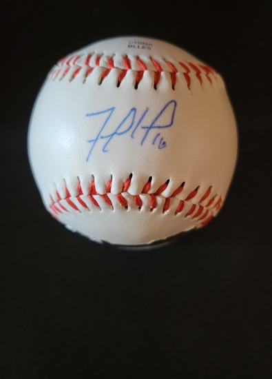 John Schreiber & Franchy Cordero Autographed Rawlings Baseball Lot Full Time QR Hologram