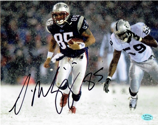 Jermaine Wiggins New England Patriots Autographed 8x10 Photo coa