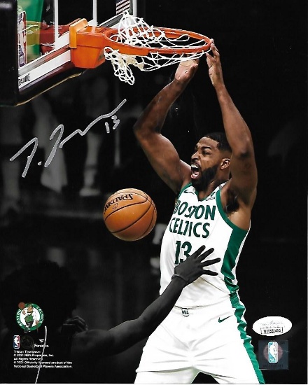 Tristan Thompson Boston Celtics Autographed 8x10 Photo JSA coa