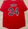 David Ortiz Boston Red Sox Autographed Custom Baseball Jersey coa