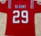 LeGarrette Blount New England Patriots Autographed Custom Football Jersey JSA Hologram