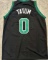 Jayson Tatum Boston Celtics Autographed Custom Basketball Jersey coa