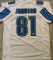 Calvin Johnson Detroit Lions Autographed Custom Football Jersey coa