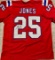 Marcus Jones New England Patriots Autographed Custom Football Jersey JSA Hologram