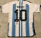 Lionel Messi Argentina Autographed Adidas Soccer Jersey LOA