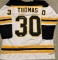 Tim Thomas Boston Bruins Autographed Custom Hockey Jersey JSA coa