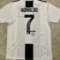 Cristiano Ronaldo FC Juventus Autographed Adidas 2018-19 Home Soccer Jersey coa