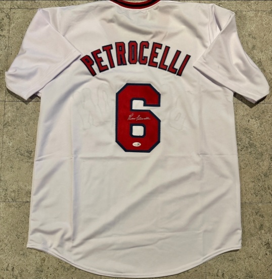 Rico Petrocelli Boston Red Sox Autographed Custom Baseball Jersey JSA Hologram